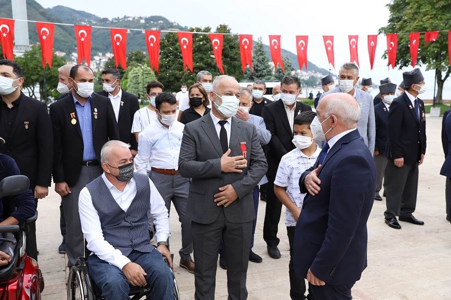 ORDU’DA GAZİLER GÜNÜ TÖRENLE KUTLANDI